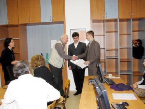 S.Kuera a J.Strnsk - pedvn diplom