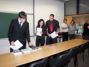 Předávání diplomů